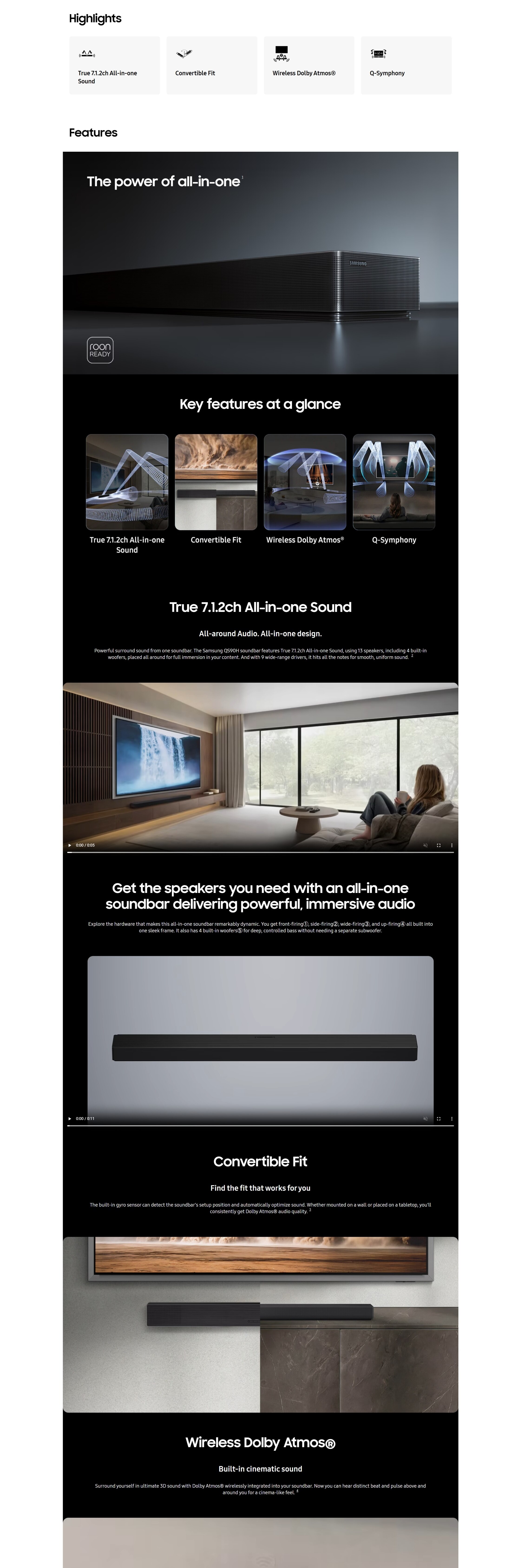 SAMSUNG Q-series Soundbar HW-QS90H 7.1.2ch (2026)